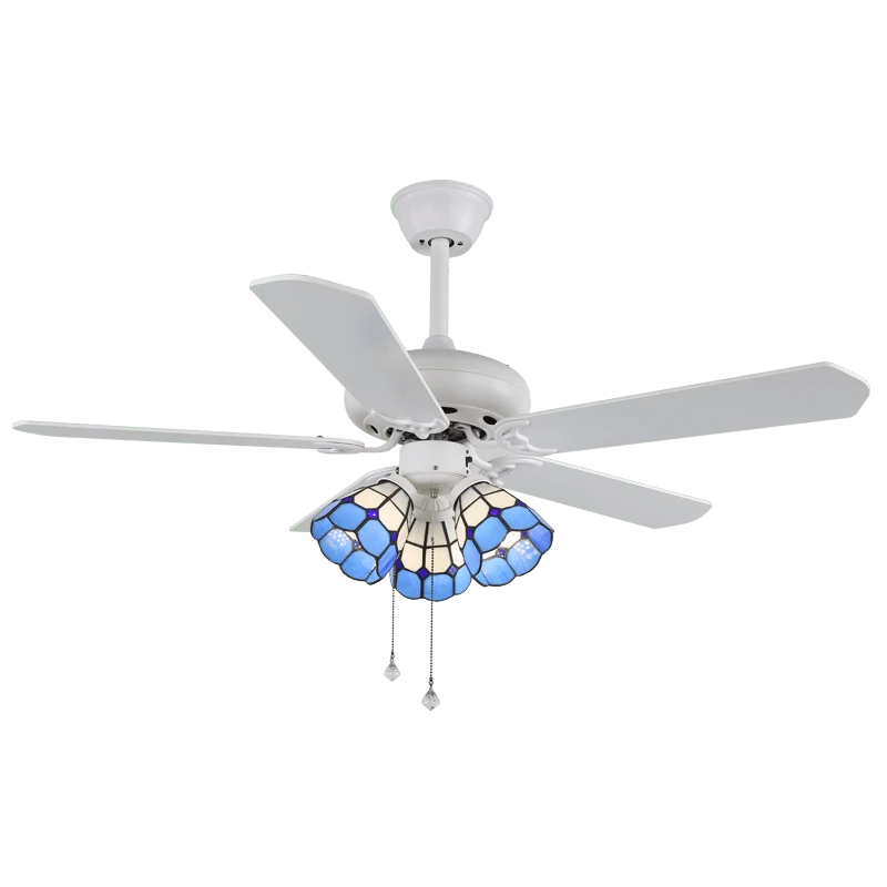 Ceiling Fan Six-Speed With Light & Remote