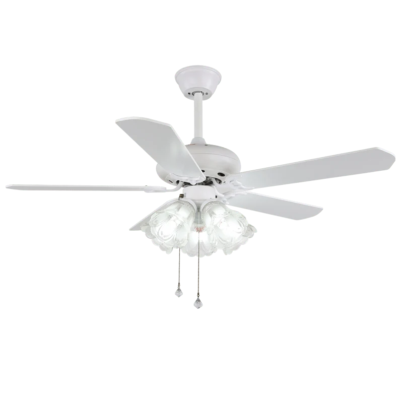 Ceiling Fan Six-Speed With Light & Remote