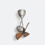 Ceiling Fan Tiltable Wooden Blades & Remote