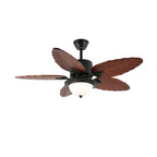 Ceiling Fan Tropical Leaf Design Remote Control & Quiet