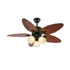 Ceiling Fan Tropical Leaf Design Remote Control & Quiet