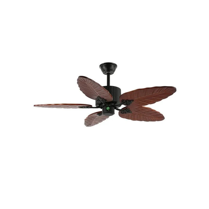 Ceiling Fan Tropical Leaf Design Remote Control & Quiet