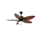 Ceiling Fan Tropical Leaf Design Remote Control & Quiet