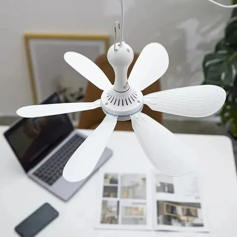 Ceiling Fan USB Powered Silent Remote & Timer