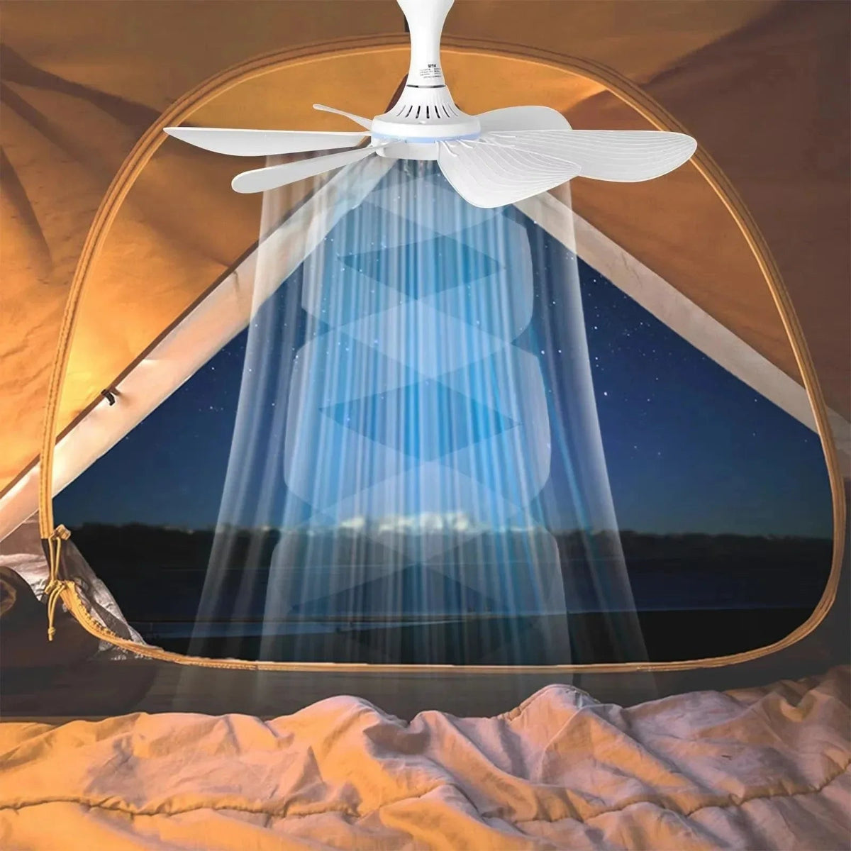 Ceiling Fan USB Powered Silent Remote & Timer
