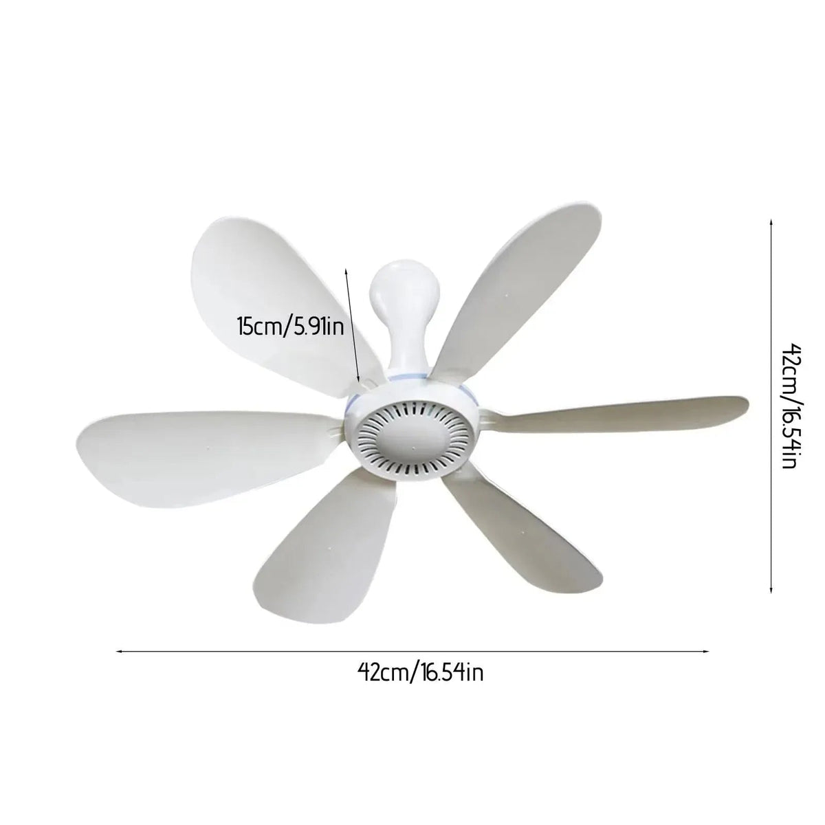 Ceiling Fan USB Powered Silent Remote & Timer