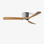 Ceiling Fan Whisper-Quiet DC Motor Natural Wood Blades