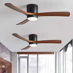 Ceiling Fan Whisper-Quiet DC Motor Natural Wood Blades