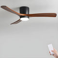 Ceiling Fan Whisper-Quiet DC Motor Natural Wood Blades