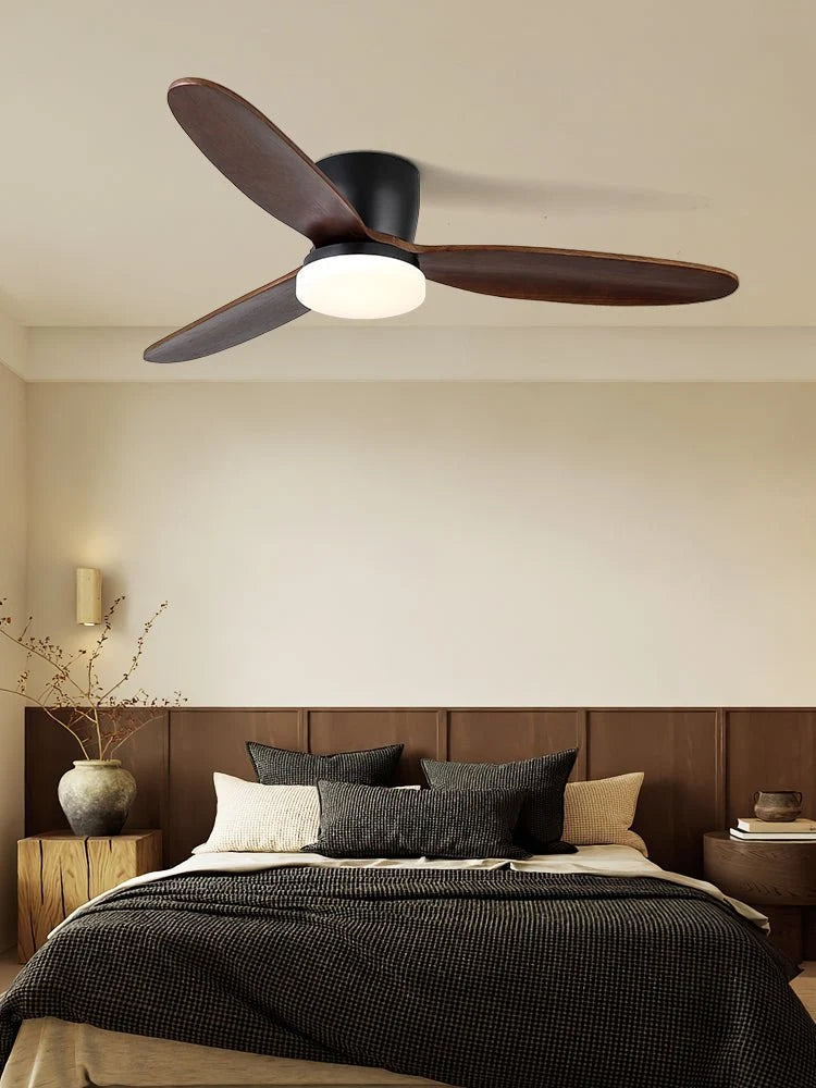 Ceiling Fan Whisper-Quiet Six Speeds Built-In LED & Remote