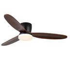 Ceiling Fan Whisper-Quiet Six Speeds Built-In LED & Remote
