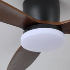 Ceiling Fan Whisper-Quiet Six Speeds Built-In LED & Remote