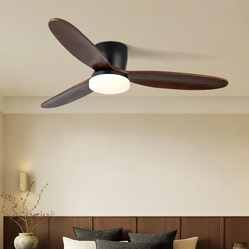 Ceiling Fan Whisper-Quiet Six Speeds Built-In LED & Remote