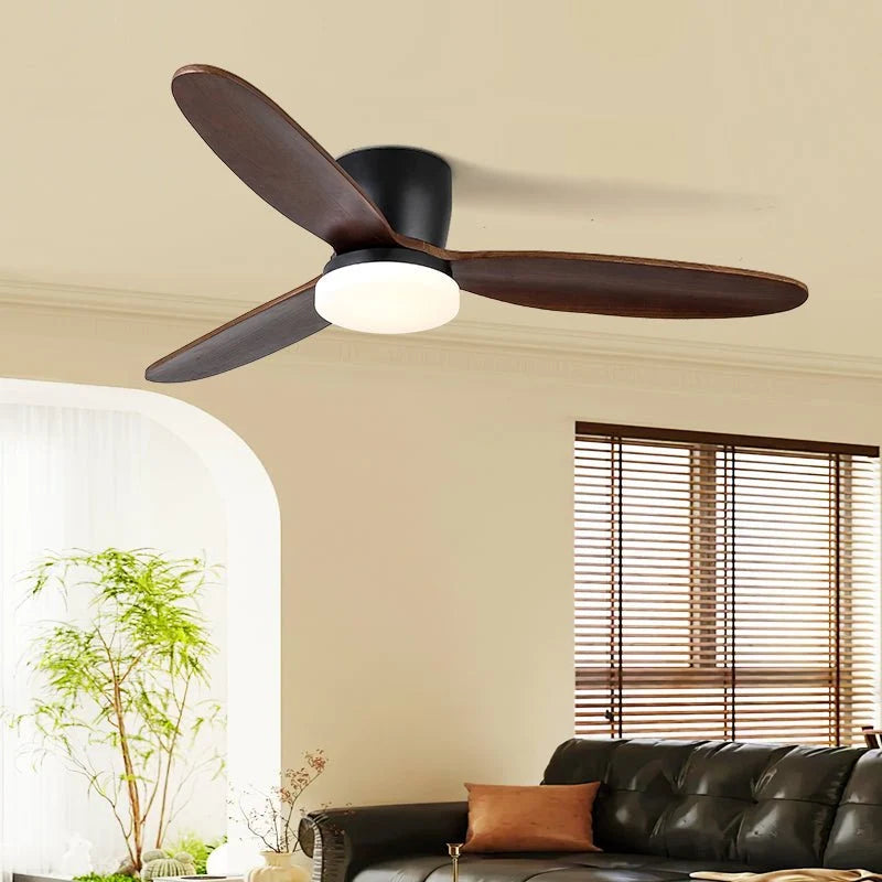 Ceiling Fan Whisper-Quiet Six Speeds Built-In LED & Remote