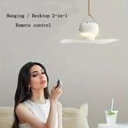 Ceiling Fan Wireless Rechargeable LED Foldable Blades