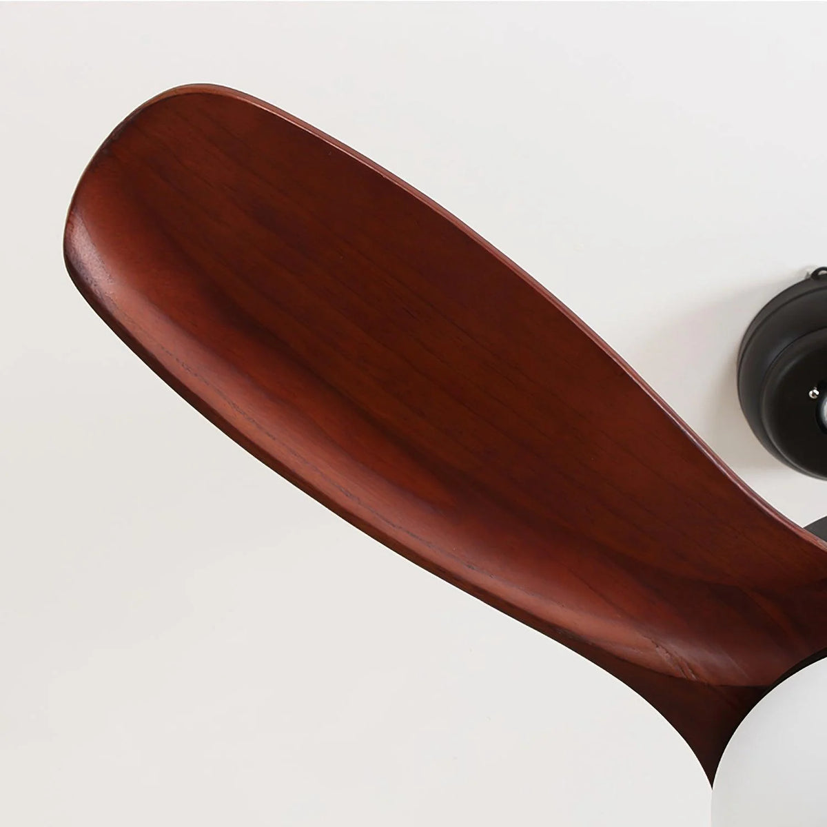 Ceiling Fan With Integrated LED Wooden Blades & Remote