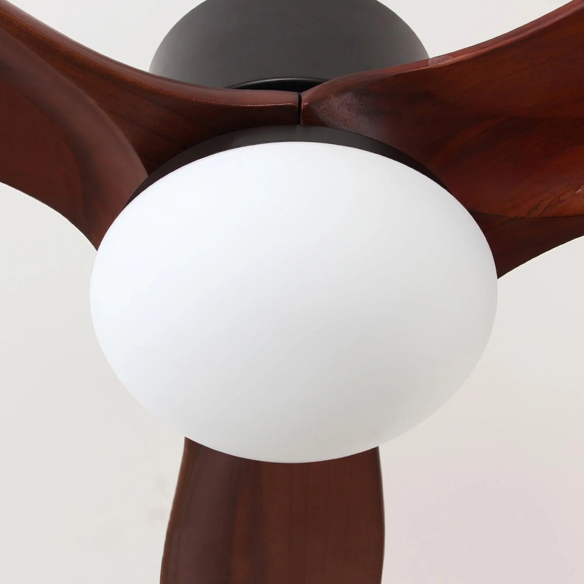 Ceiling Fan With Integrated LED Wooden Blades & Remote