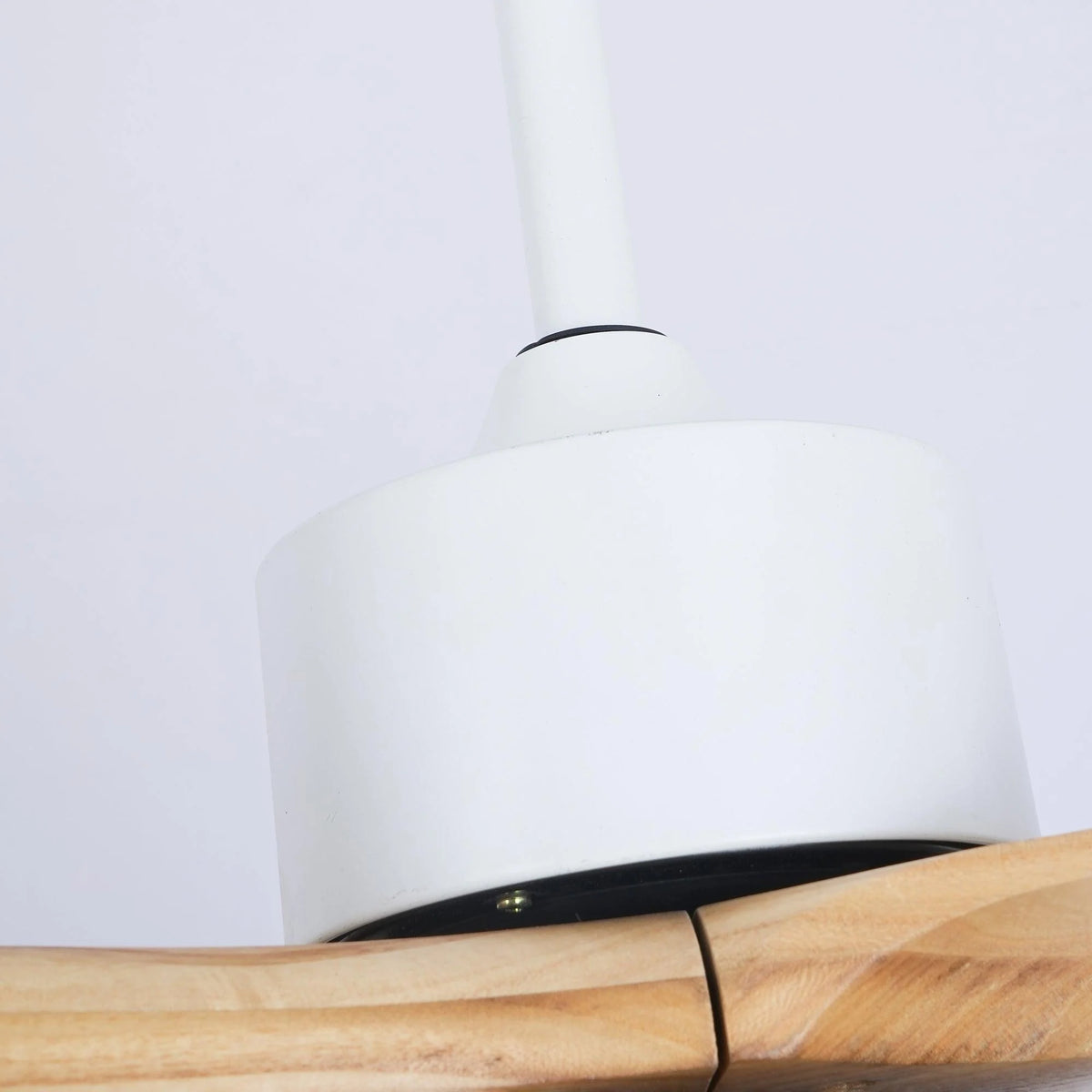 Ceiling Fan With Integrated LED Wooden Blades & Remote