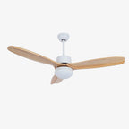 Ceiling Fan With Integrated LED Wooden Blades & Remote