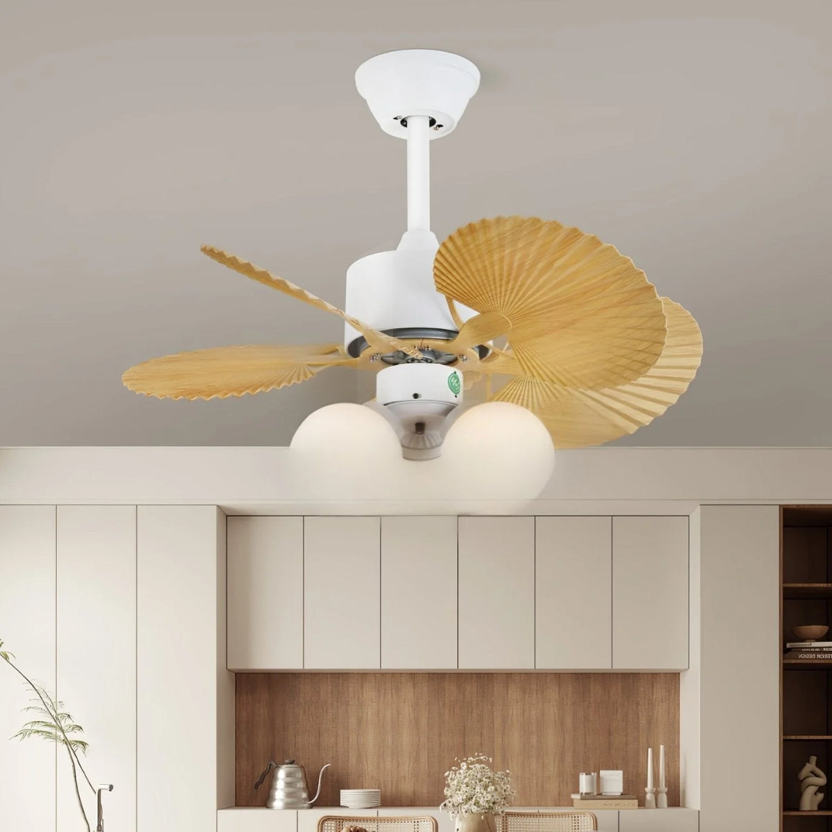 Ceiling Fan With Light Integrated LED Remote Control