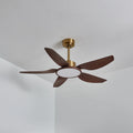 Ceiling Fan With Light Integrated LED & Remote Quiet Motor