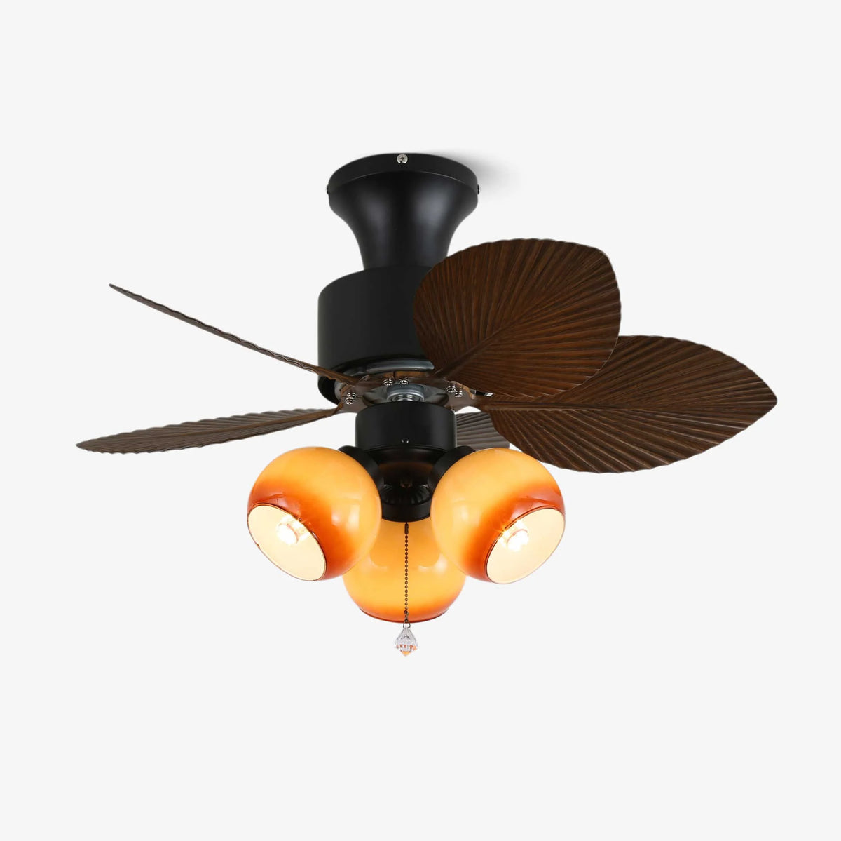 Ceiling Fan With Light Quiet DC Motor & Remote