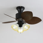 Ceiling Fan With Light Quiet DC Motor & Remote