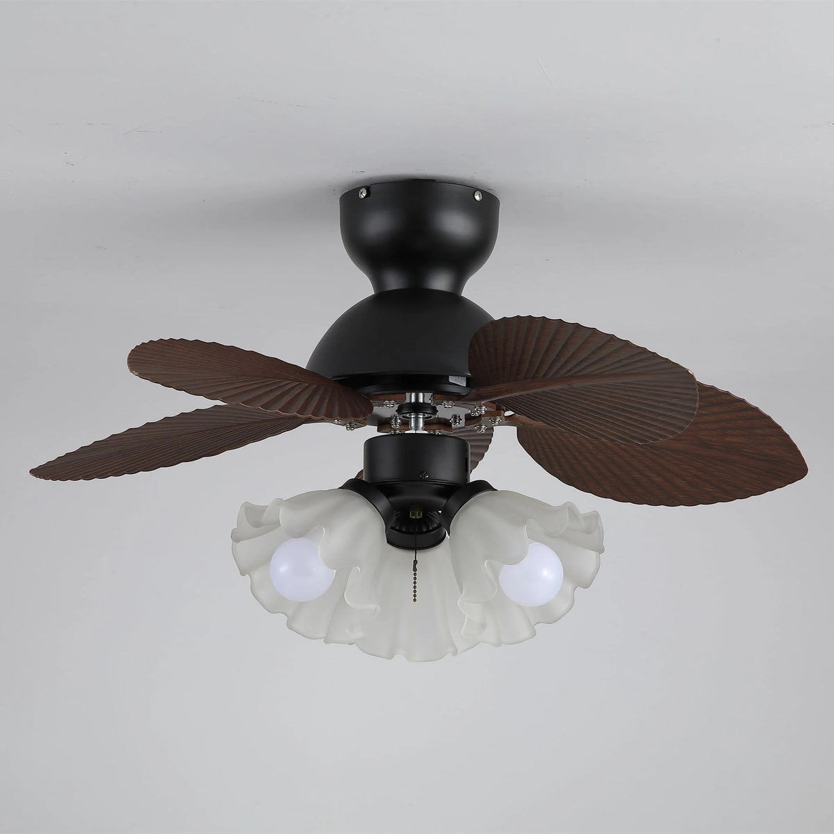 Ceiling Fan With Light Quiet DC Motor & Remote