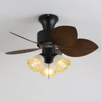 Ceiling Fan With Light Quiet DC Motor & Remote