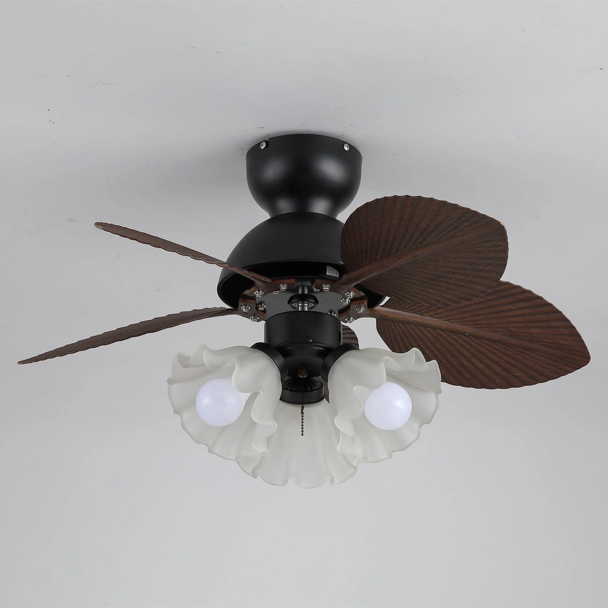 Ceiling Fan With Light Quiet DC Motor & Remote
