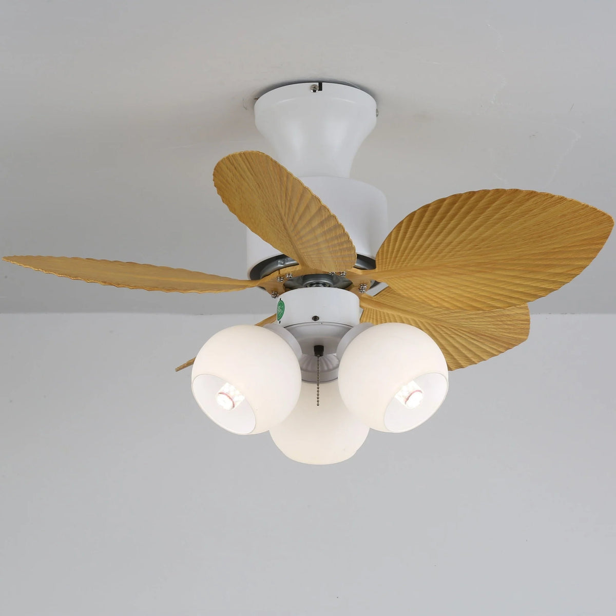 Ceiling Fan With Light Quiet DC Motor & Remote