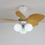 Ceiling Fan With Light Quiet DC Motor & Remote