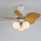 Ceiling Fan With Light Quiet DC Motor & Remote