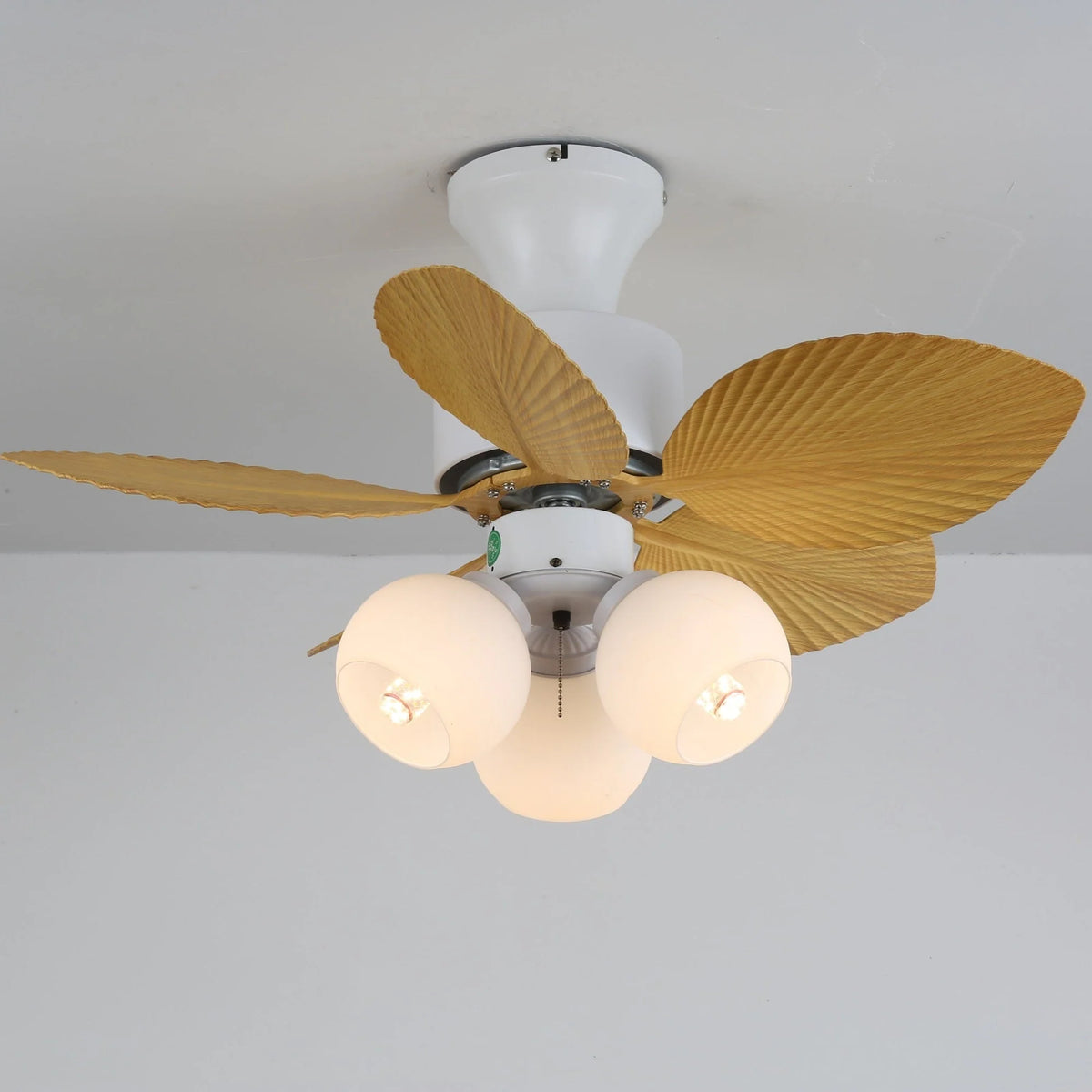 Ceiling Fan With Light Quiet DC Motor & Remote