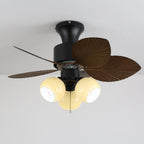 Ceiling Fan With Light Quiet DC Motor & Remote