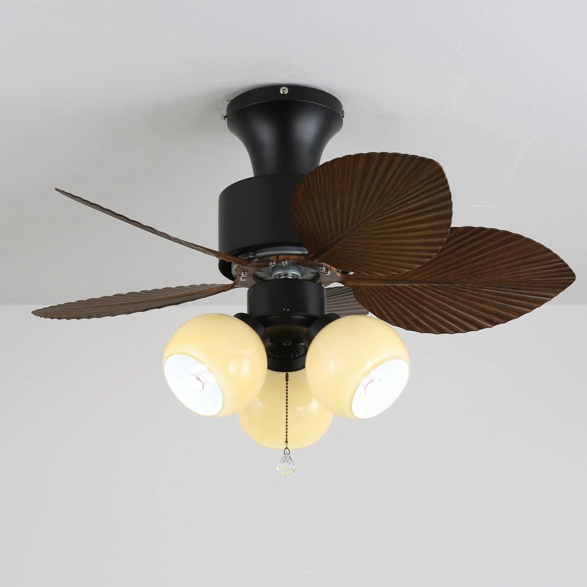 Ceiling Fan With Light Quiet DC Motor & Remote