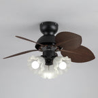 Ceiling Fan With Light Quiet DC Motor & Remote