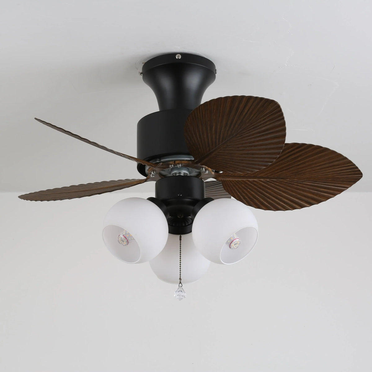 Ceiling Fan With Light Quiet DC Motor & Remote