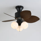 Ceiling Fan With Light Quiet DC Motor & Remote