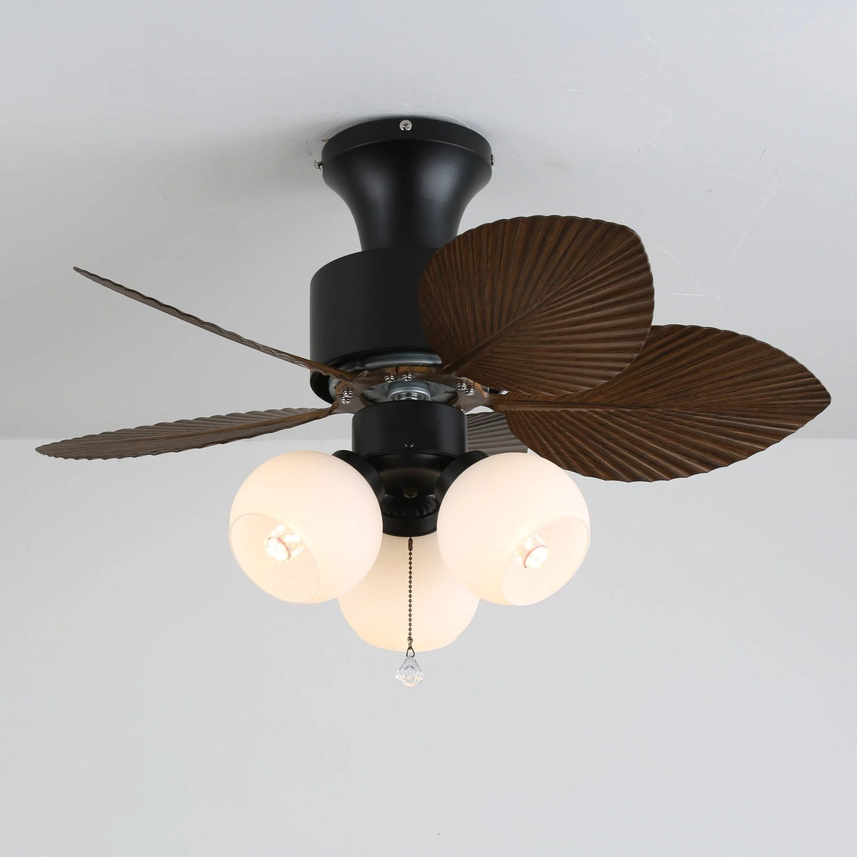 Ceiling Fan With Light Quiet DC Motor & Remote
