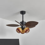 Ceiling Fan With Light Six-Speed Remote & Quiet Copper Motor
