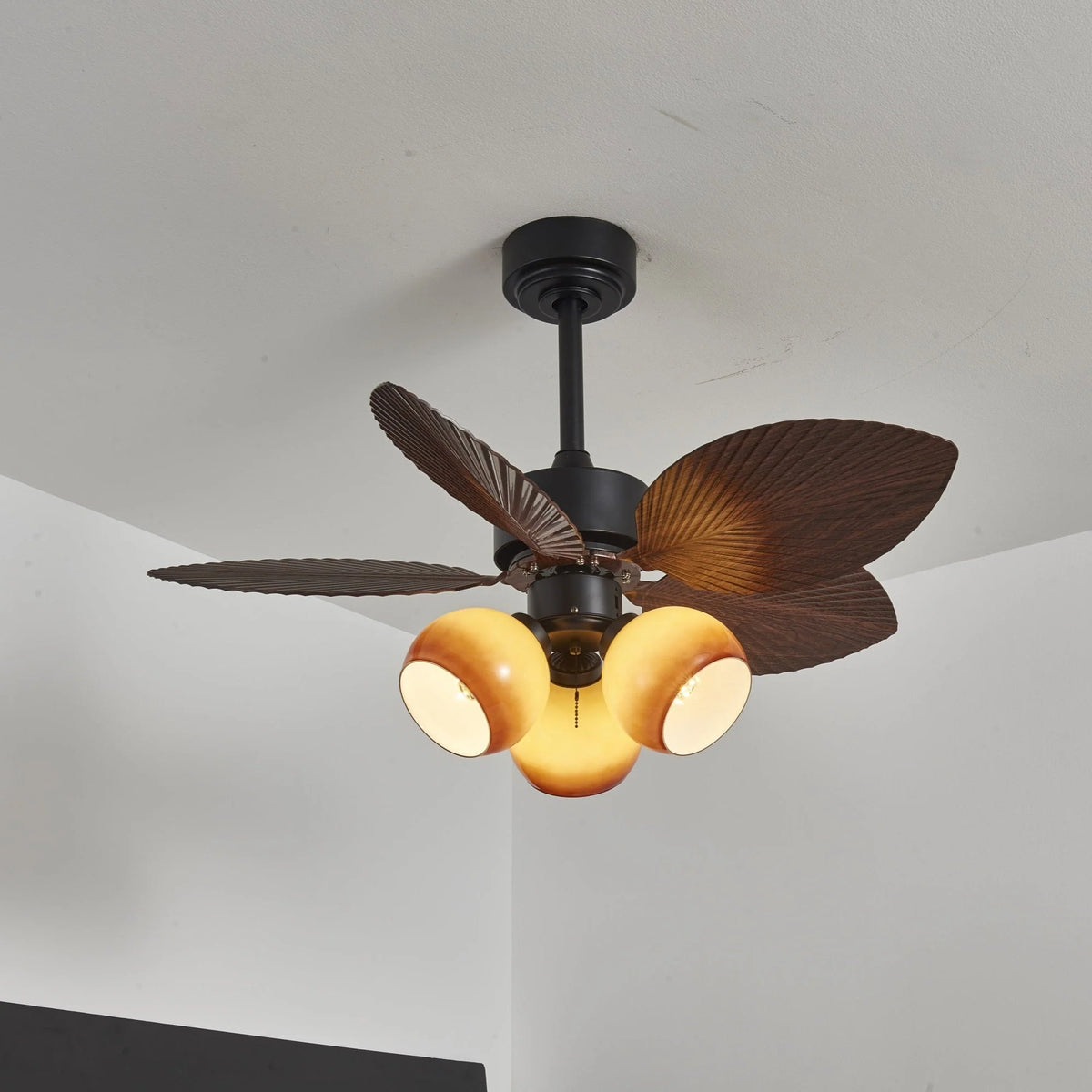 Ceiling Fan With Light Six-Speed Remote & Quiet Copper Motor