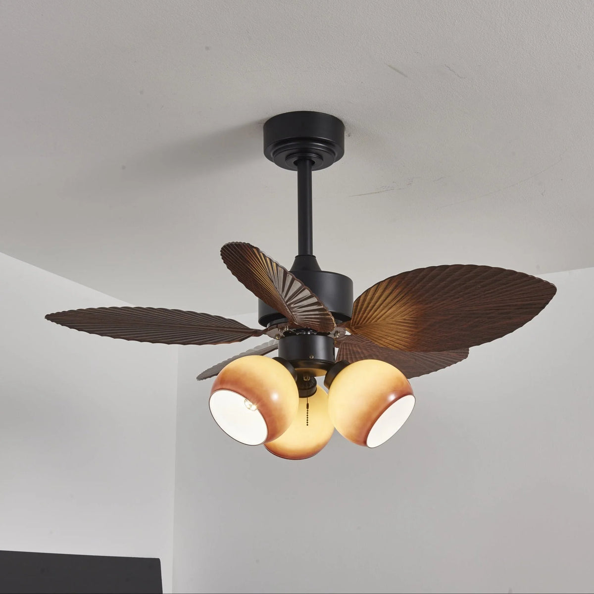 Ceiling Fan With Light Six-Speed Remote & Quiet Copper Motor