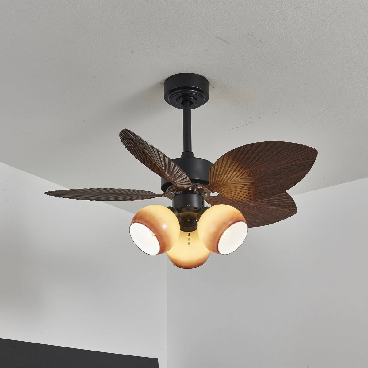 Ceiling Fan With Light Six-Speed Remote & Quiet Copper Motor