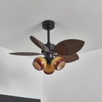 Ceiling Fan With Light Six-Speed Remote & Quiet Copper Motor