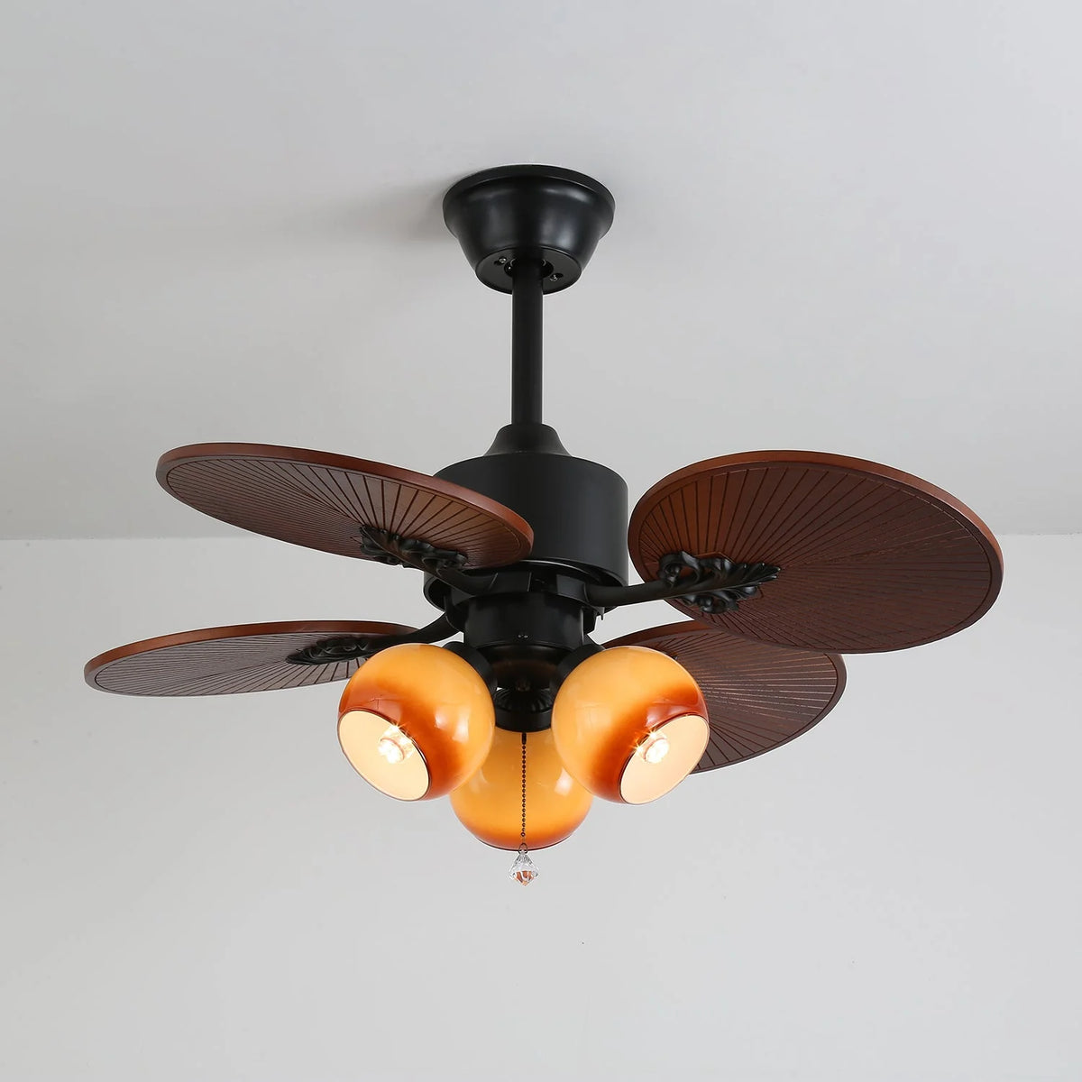 Ceiling Fan With Light Six Speed Remote Quiet Operation