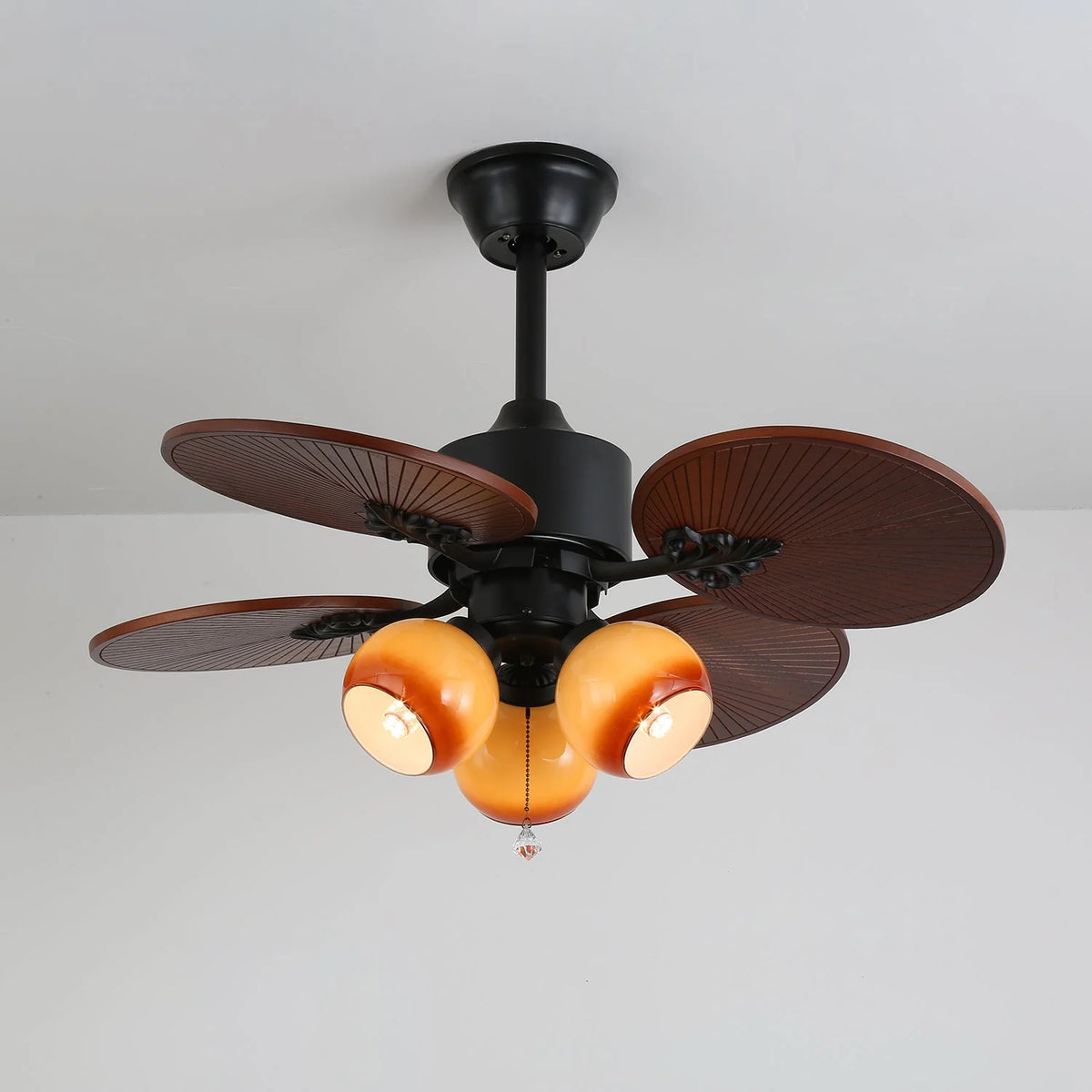 Ceiling Fan With Light Six Speed Remote Quiet Operation