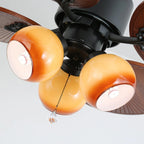 Ceiling Fan With Light Six Speed Remote Quiet Operation