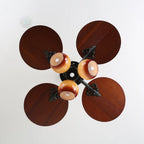 Ceiling Fan With Light Six Speed Remote Quiet Operation
