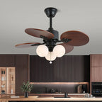Ceiling Fan With Light Six Speed Remote Quiet Operation